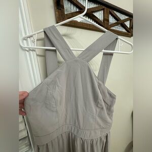 Lulus Long Gray Dress